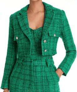 All American Homecoming S02 Rhoyle Ivy King Tweed Jacket