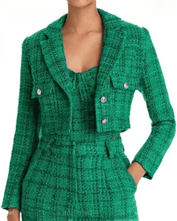 All American Homecoming S02 Rhoyle Ivy King Tweed Jacket All American Homecoming S02 Rhoyle Ivy King Tweed Jacket