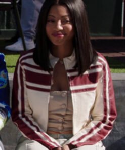 All American Homecoming S03 Camille Hyde Leather Jacket