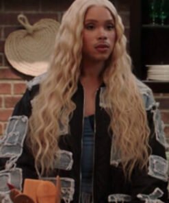 All American Homecoming Rhoyle Ivy King Denim Patch Jacket