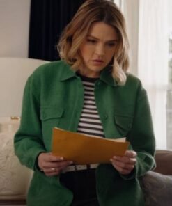 An Easter Bloom Aimee Teegarden Green Jacket
