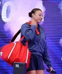 Amanda Anisimova 2025 US Open Blue Track Jacket