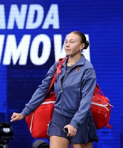 Amanda Anisimova 2025 US Open Blue Track Jacket
