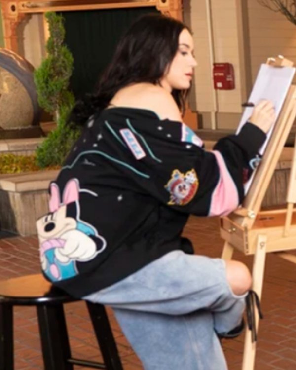 American Idol S22 Katy Perry Mini Mouse Bomber Jacket American Idol S22 Katy Perry Mini Mouse Bomber Jacket