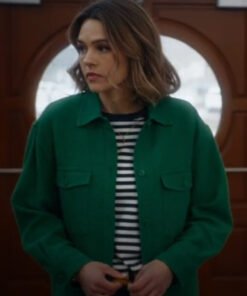 An Easter Bloom Aimee Teegarden Green Jacket