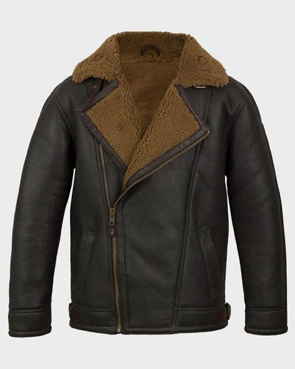 Anderson Black Sheepskin Shearling Leather Jacket Anderson Black Sheepskin Shearling Leather Jacket