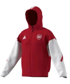 Arsenal 2025-26 Anthem Red Full-Zip Jacket
