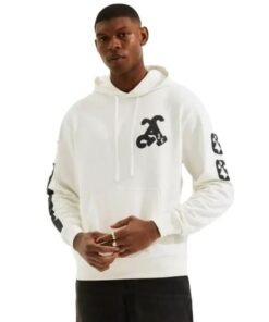 Arsenal N7 White Pre-Historic Hoodie