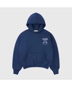As Good As Any Printed Blue Hoodie