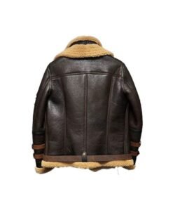B3 Flight Sheepskin Aviator Fur Leather Coat
