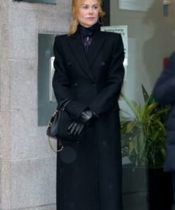 Babygirl 2024 Nicole Kidman Black Trench Coat