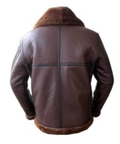 Coffmen Brown Leather Shearling Jacket