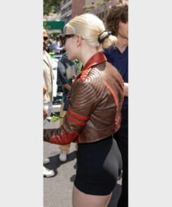 Anya Taylor Joy F1 GP Monaco Leather Jacket