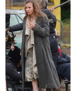 28 Years Later 2025 Jodie Comer Grey Trench Coat