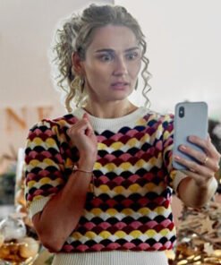 Xmas 2022 Clare Bowen Multi-Color Sweater