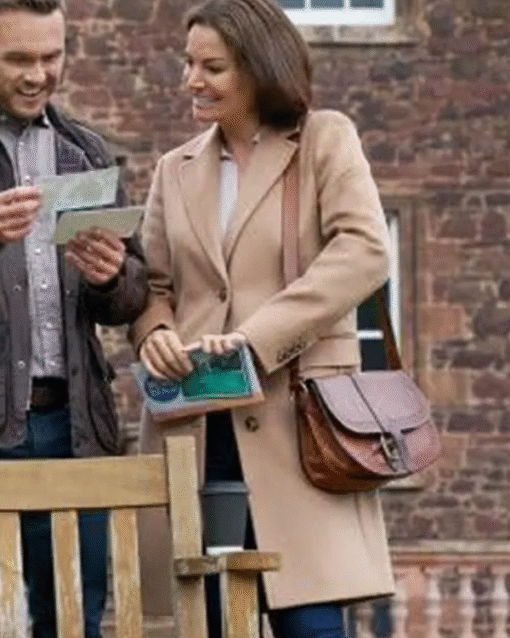 A Scottish Love Scheme 2024 Erica Durance Brown Coat