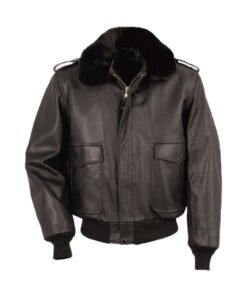 Men Brown Flying RAF A2 Leather Flight Jacket