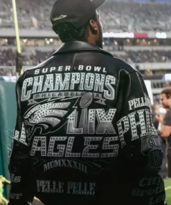 Super Bowl LIX Philadelphia Eagles Leather Jacket