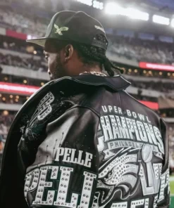 Super Bowl LIX Philadelphia Eagles Leather Jacket