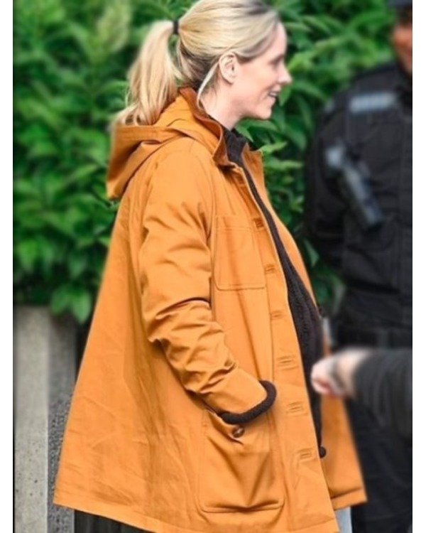 After The Flood 2024 Sophie Rundle Brown Jacket After The Flood 2024 Sophie Rundle Brown Jacket