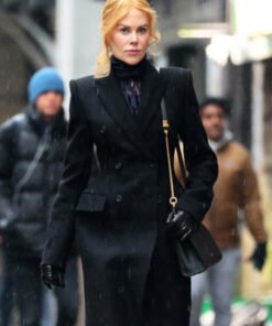 Babygirl 2024 Nicole Kidman Black Trench Coat