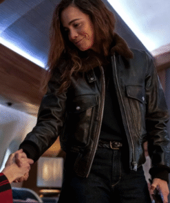 A Murder At The End Of The World 2023 Alice Braga Jacket