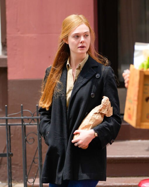 A Complete Unknown Elle Fanning Black Blazer