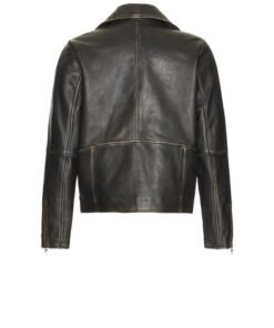 American Idol S23 Josh King Black Leather Jacket
