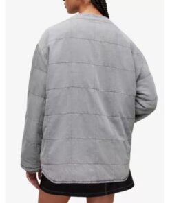 Bad Sisters S02 Eva Birthistle Grey Denim Liner Jacket