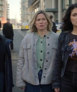 Bad Sisters S02 Eva Birthistle Quilted Jacket