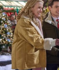 A Carol For Two Ginna Claire Mason Brown Shearling Jacket