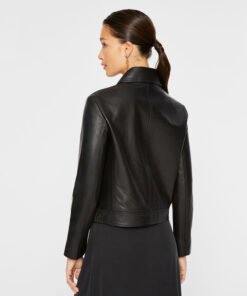 Allegiance S02 Supinder Wraich Black Cropped Leather Jacket