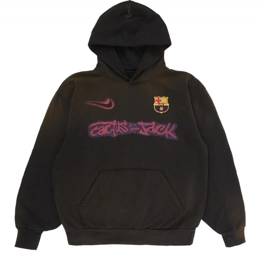 Nike FC Barcelona トラヴィススコット Fc Barcelona x Travis Scott CJ X Nike Hoodie Xlarge In Hand