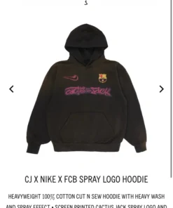 Fc Barcelona x Travis Scott CJ X Nike Hoodie Xlarge In Hand