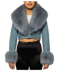 Abbott Elementary S04 Sheryl Lee Ralph Fur Collar Denim Jacket