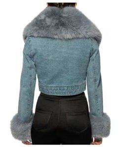 Abbott Elementary S04 Sheryl Lee Ralph Fur Collar Denim Jacket