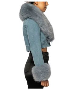 Abbott Elementary S04 Sheryl Lee Ralph Fur Collar Denim Jacket