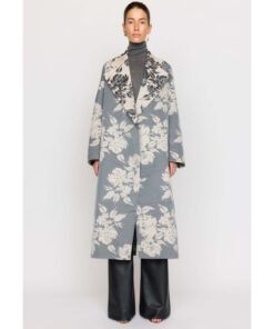 Beyond The Gates 2025 Tamara Tunie Grey And White Floral Coat