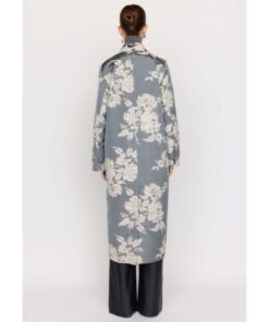 Beyond The Gates 2025 Tamara Tunie Grey And White Floral Coat