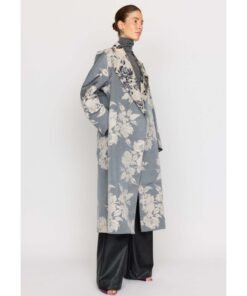 Beyond The Gates 2025 Tamara Tunie Grey And White Floral Coat