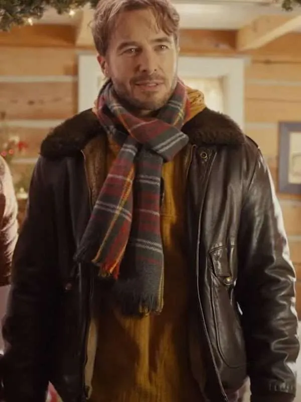 Ryan Carnes A Cherry Pie Christmas Leather Jacket Ryan Carnes A Cherry Pie Christmas Leather Jacket