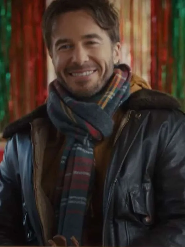 Ryan Carnes A Cherry Pie Christmas Leather Jacket Ryan Carnes A Cherry Pie Christmas Leather Jacket