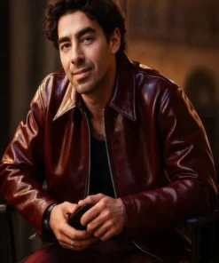 A Very Jonas Christmas Joe Jonas Maroon Jacket