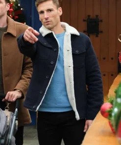 Andrew W. Walker Three Wise Men and a Baby Blue Wool Jacket