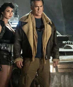 Ash vs Evil Dead Bruce Campbell Shearling Jacket