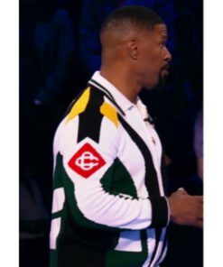 Beat Shazam S07 Jamie Foxx Color-Block Knitted Jacket