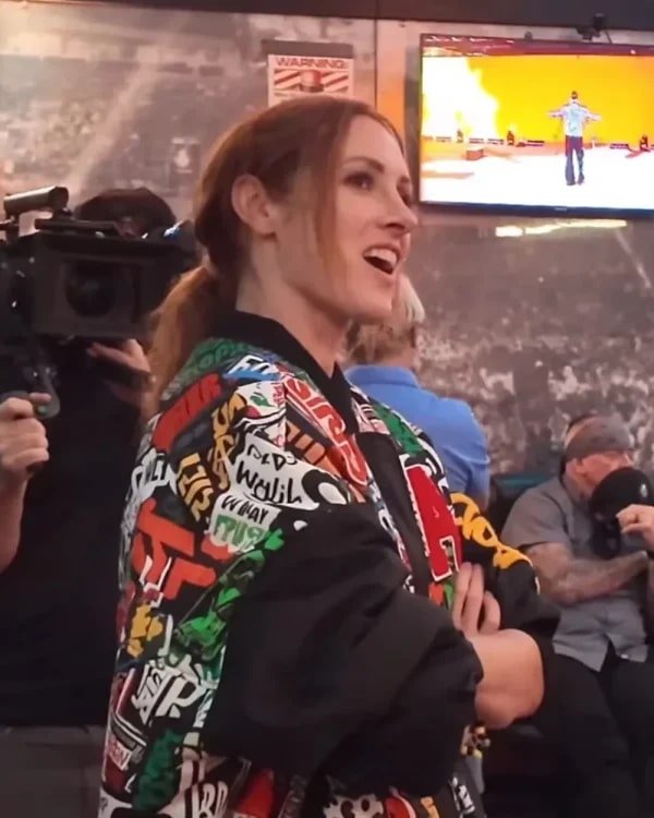Becky Lynch SummerSlam 2025 Backstage Jacket Becky Lynch SummerSlam 2025 Backstage Jacket