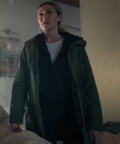 Before Your Father Finds Us Alexa PenaVega Green Hooded Coat