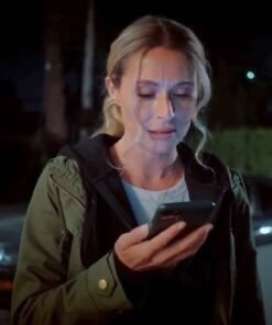 Before Your Father Finds Us Alexa PenaVega Green Hooded Coat