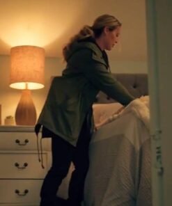 Before Your Father Finds Us Alexa PenaVega Green Hooded Coat